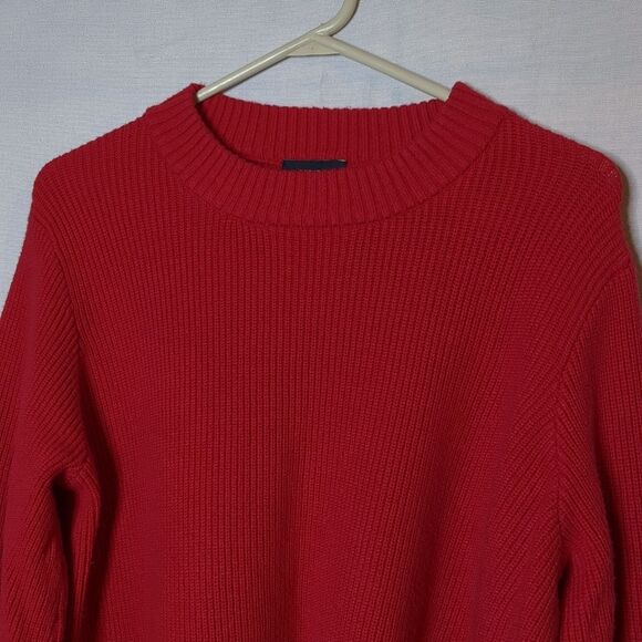VICI Ribbed Pullover Red Sweater Top Women's Size Large - Picture 2 of 7